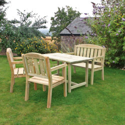 Zest4Leisure Caroline Table, Bench & 2 Chair Set